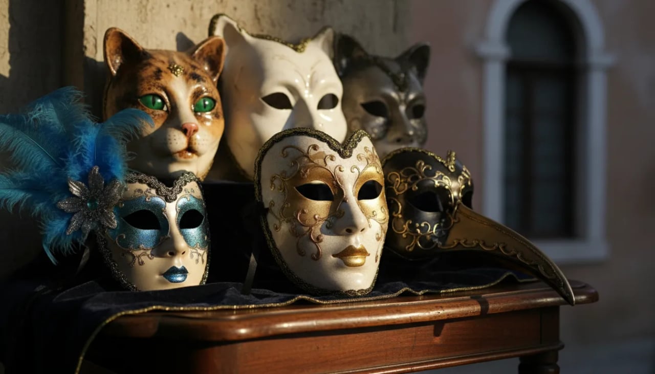 Venetian Masks: My Guide to History & Carnival Cover
