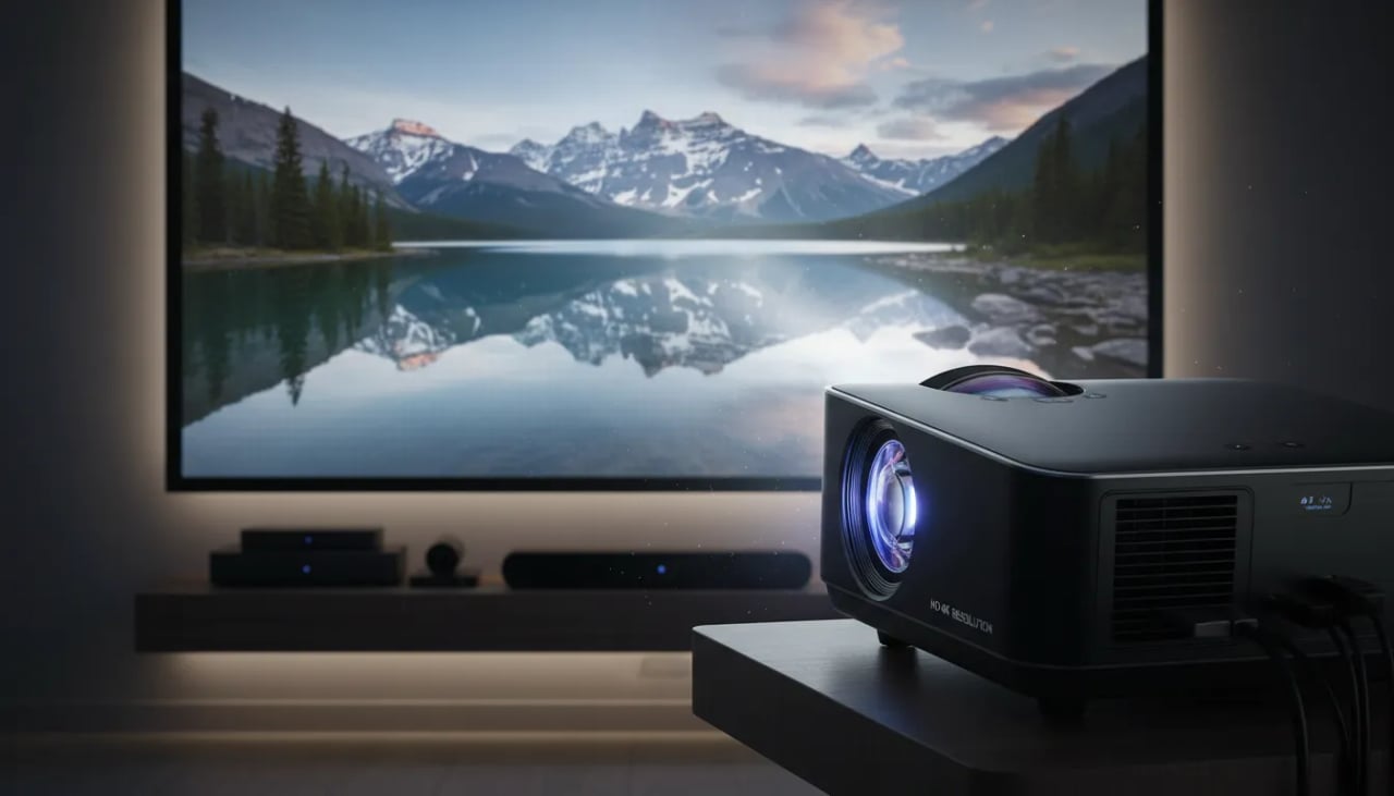 Creating a Home Cinema with a High-Definition Projector Cover