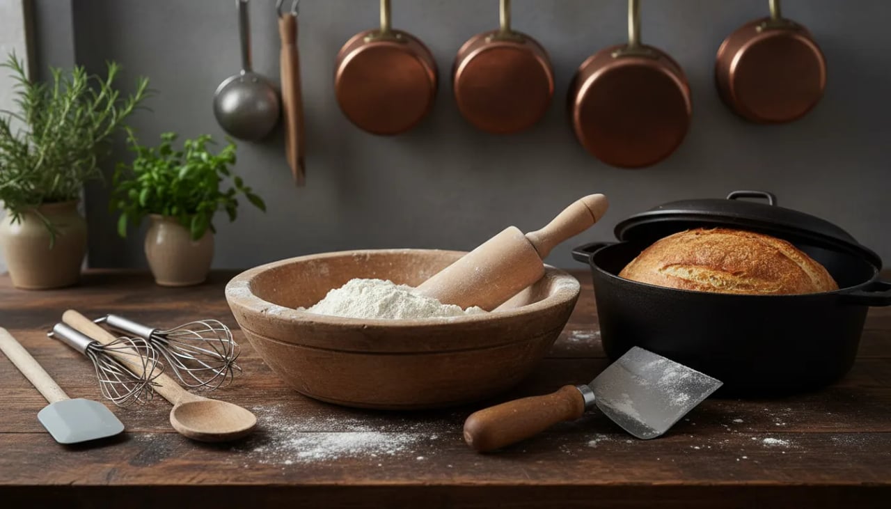 Cooking and kneading utensils are essential tools everywhere Cover