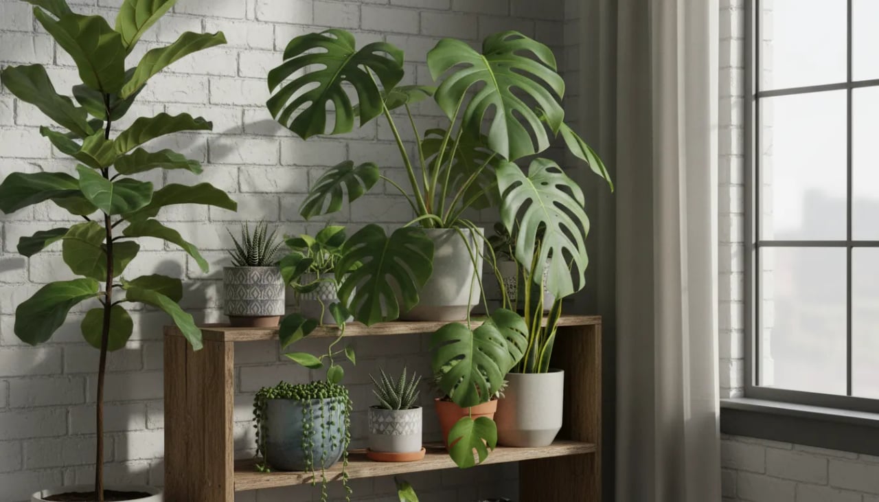 Indoor plants bring life and freshness to any space Cover