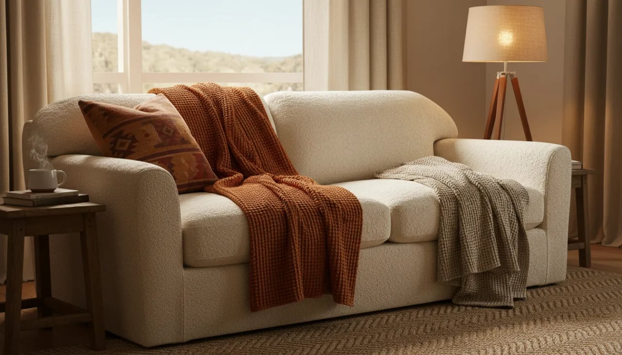 Soft, cozy blanket: warm, stylish comfort for sofa & bed Cover
