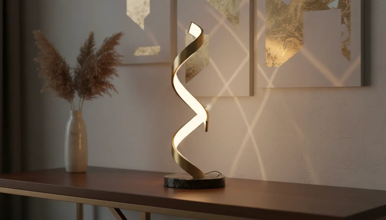 Modern and elegant indoor LED lamp, stylish efficiency Cover