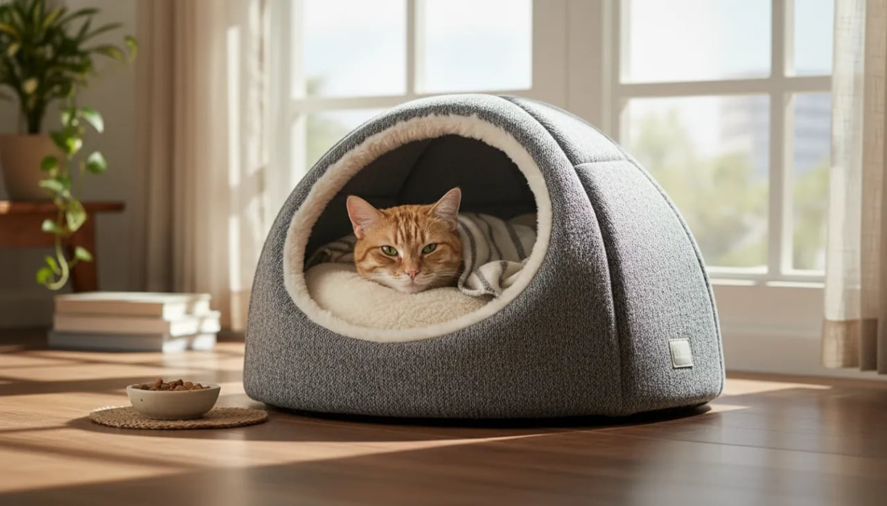 The Cat Desk Bed: My Cozy Indoor Cat Bed Guide Cover