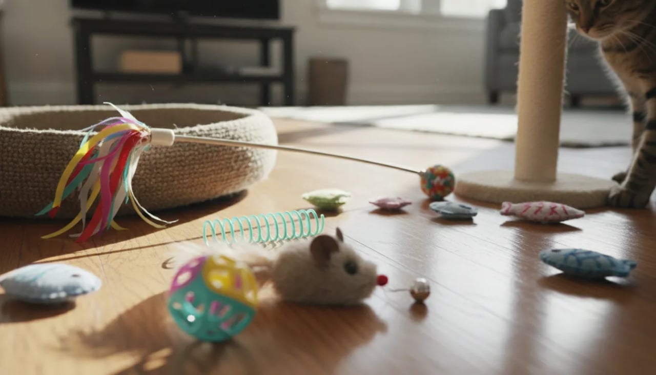 Toys for Indoor Cats: Mental Stimulation & Play Cover