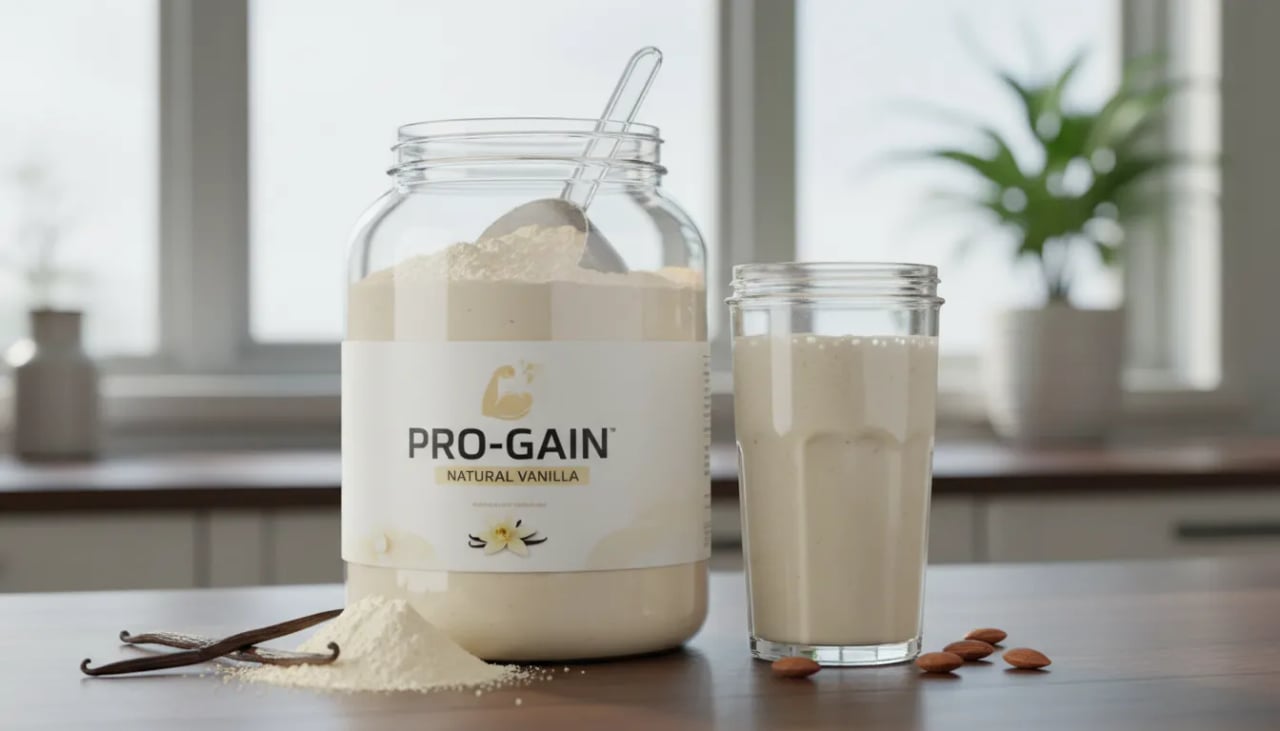 Protein powder is a dietary supplement designed for athletes Cover